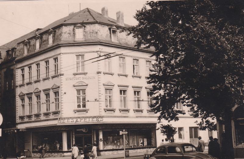 Bahnhofstraße Trier 1958